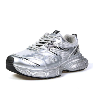 Lace Up Platform Athletic Shoes